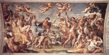 Triomphe de Bacchus et Ariadne Baroque Annibale Carracci Peinture à l'huile